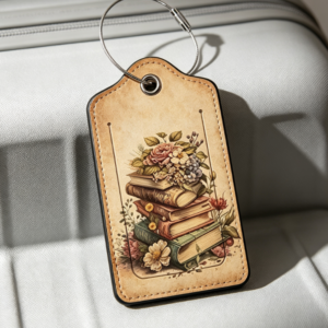 3 PCS Floral Luggage Tags for Suitcase | Travel Luggage Tags with Privacy Flap & Metal Loop