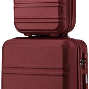 Lightweight Carry-On Luggage with Spinner Wheels, Hard Shell Construction and Durable Design