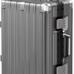 20 Inch Zipperless Hard Shell Carry On Suitcase with Wheels