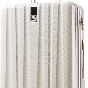 24 Inch Medium Lightweight Hard Shell Checked Luggage with Spinner Wheels and Travel Lock
