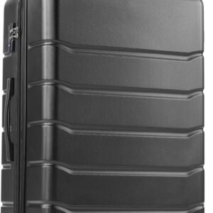 24 Inch Hard Shell Luggage with Double Spinner Wheels and Combination Lock, Expandable and Lightweight