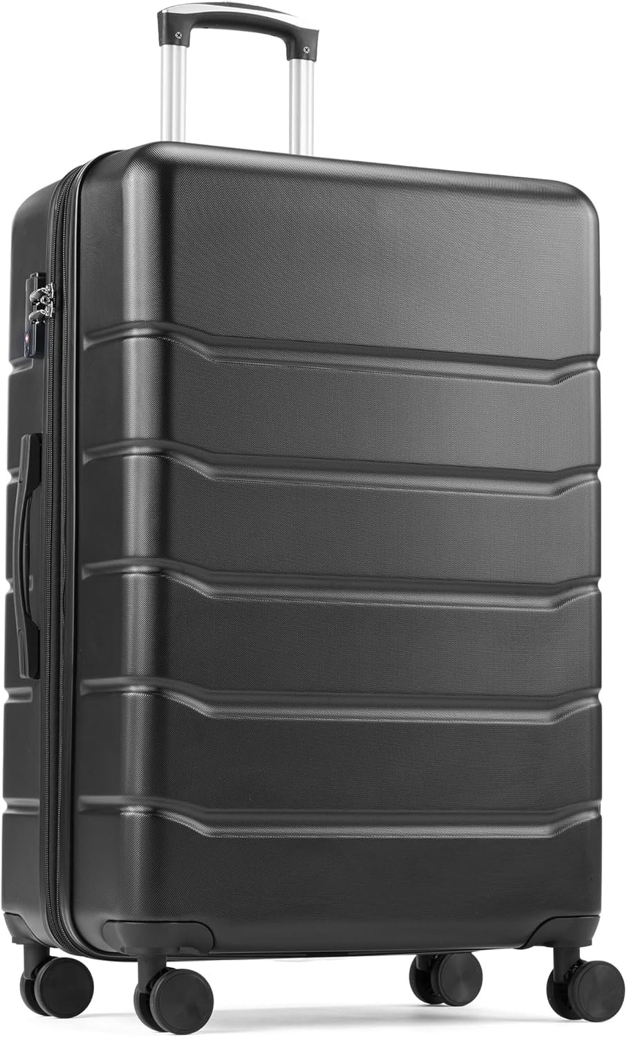 24 Inch Hard Shell Luggage with Double Spinner Wheels and Combination Lock, Expandable and Lightweight